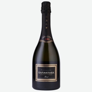 Вино игристое белое «Балаклава» Брют Шардоне 0.75 л