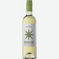 Вино ЭСТЕЛАР СОВИНЬОН БЛАН САНТА КАРОЛИНА, белое, сухое, 0.75л., 12%, Чили