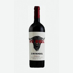 Вино НОУ БУЛЛ ЗИНФАНДЕЛЬ, красное, сухое, 0.75л., 14%, Италия