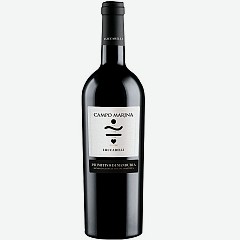Вино ПРИМИТИВО ДИ МАНДУРИЯ КАМПО МАРИНА ЛУККАРЕЛЛИ, красное, полусухое, 0.75л., 15%, Италия