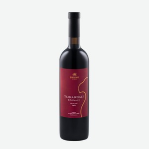 Вино Цинандали 21 Красное, Сухое 0.75л