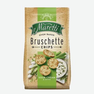 Хлебные Ломтики Со Вкусом Сметана И Лук Maretti 70гр