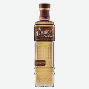 Настойка горькая Nemiroff de luxe медовая с перцем (40%) 0,5 л