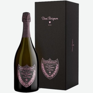 Игристое вино и шампанское Dom Perignon Extra Brut Vintage Rose(gift box) 12.5% 0.75 л.