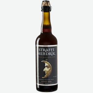 Пиво Straffe Hendrik Quadrupel De Halve Maan 11%  0.75 л.