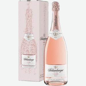 Игристое вино и шампанское Schlumberger Rose Brut Klassik (gift box) 12% 0.75 л.