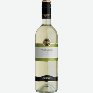 Вино 20 Ventiterre Pinot Grigio delle Venezie DOC Zonin 12% 0.75 л.