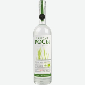 Водка Vodka Chisti Rosi 40% 0.7 л.