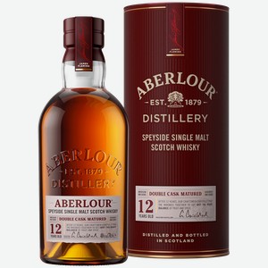 Виски Aberlour Double Cask Matured Highland Single Malt Scotch Whisky 12 y.o. (gift box) 40% 0.7 л.