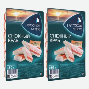 Крабовые палочки охлажденные Снежный краб Русское Море 150 г