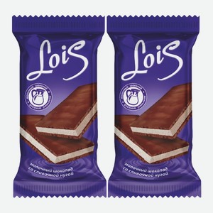 Шоколад молочный Lois со сливочной нугой 80 г