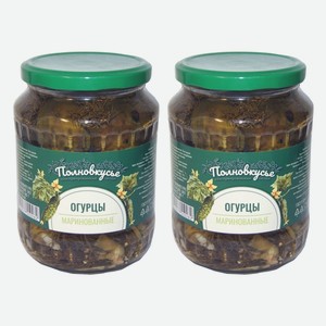 Огурцы маринованные Полновкусье 720 мл