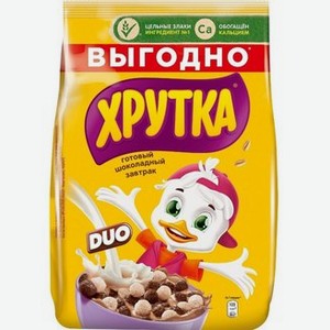 Завтрак готовый ХРУТКА ДУО Шоколадные шарик 650г