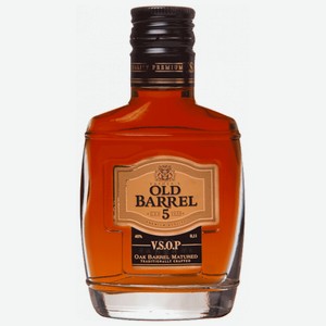 Коньяк Fathers Old Barrel VSOP 0.1 л, 5 лет, Россия