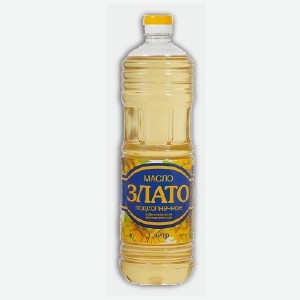 Масло подсолнечное  Злато , 1 л