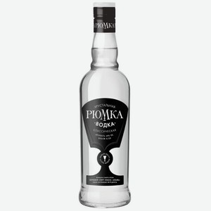 Водка Хрустальная Рюмка Классическая 0.5л