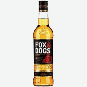 Виски Fox & Dogs Blended Scotch Whisky 40% 0.7 л.