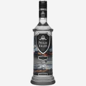 Водка Squadra Russa Tank 40% 0.7 л.