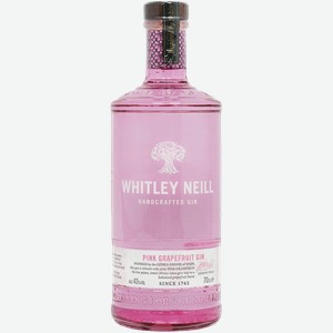 Джин Whitley Neill Pink Grapefruit Handcrafted Dry Gin 43% 0.7 л.