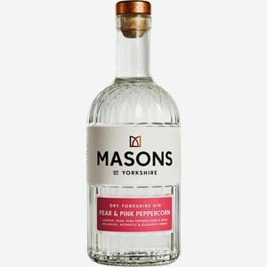 Джин Masons of Yorkshire Pear & Pink Peppercorn 42% 0.7 л.