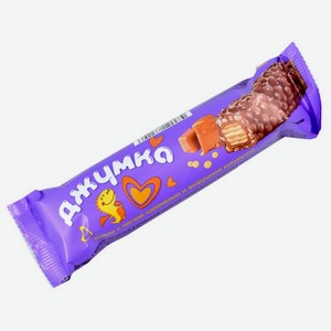 Вафли Джумка с мягкой карамелью и воздушной кукурузой 37г