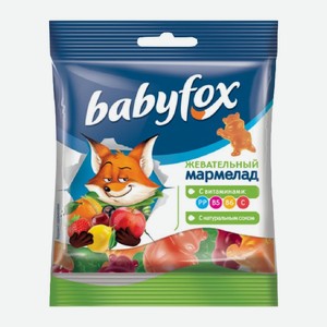 Жевательный мармелад Бебифокс Бегемоты, 70г
