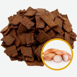 Сухарики черные Лук шалот, 90гр фасовка