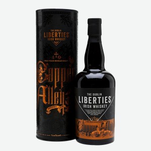 Виски The Dublin Liberties 10 Year Old Copper Alley Single Malt Irish Whiskey (gift box) 46% 0.7 л.