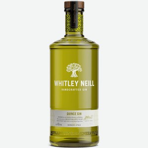 Джин Whitley Neill Quince Handcrafted Dry Gin 43% 0.2 л.