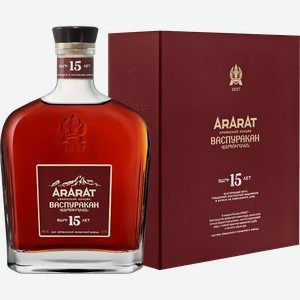 Коньяк ARARAT Vaspurakan 15 y.o. (gift box) 40% 0.7 л.