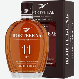Коньяк Koktebel 11 y.o. (gift box) 40% 0.7 л.