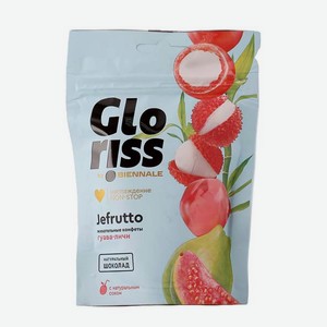 Конфеты Жевательные Конфеты В Шоколаде со вкусом Гуава-Личи Gloriss 0.075кг