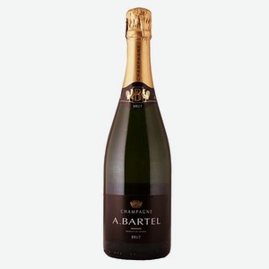 Игристое вино Шампань А. Бартель. Брют 0.75л