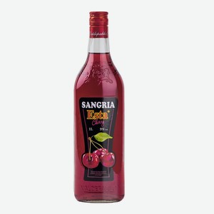 Плодовый алкогольный напиток сладкий  Сангрия Эста со вкусом вишни  9% 1л