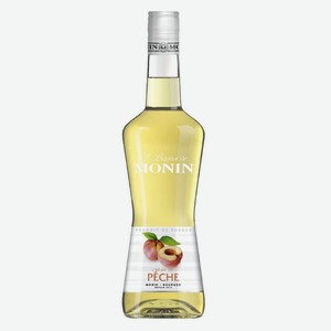 Ликер Monin Creme De Peche со вкусом персика, 0.7л