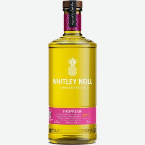 Джин Whitley Neill Pineapple Handcrafted Dry Gin 43% 0.7 л.
