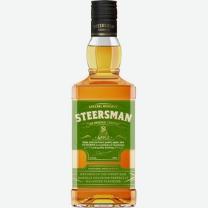 Коктейль STEERSMAN Висковый напиток Apple алк.35%, Россия, 0.7 L
