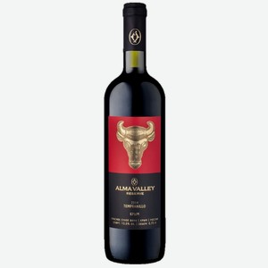 Вино тихое красное сухое ЗГУ Крым Alma Valley ТЕМПРАНИЛЬО РЕЗЕРВ 2014 0.75 л