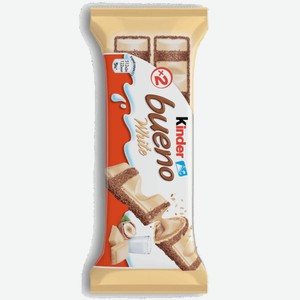 Шоколадные батончики Kinder Bueno White 39л.