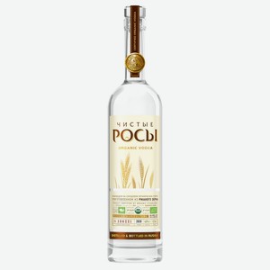 Водка Чистые Росы Из ржаного зерна, 0.5л Россия