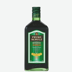 Настойка Фруко Шульц Биттер горькая 35% 0,5л
