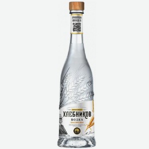 Водка Александр Хлебников класическая 40% 0,4л