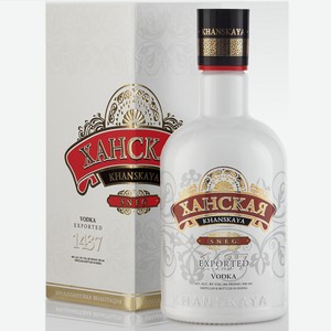 Водка Ханская Sneg Edition 40% 1л