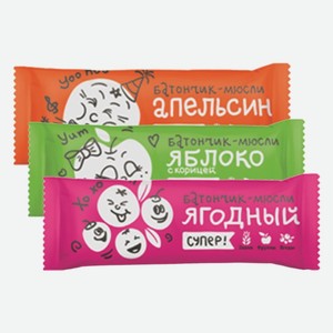 Батончик-мюсли Леовит в ассортименте 25 г