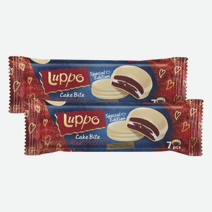 Печенье бисквитное Luppo Red Velvet маршмелоу, клубника 182 г