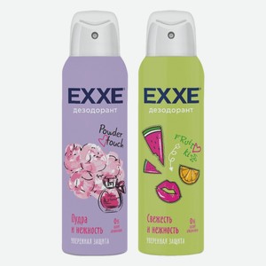 Дезодорант женский Exxe Powder touch, Fruit kiss спрей 150 мл