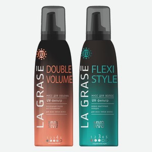 Мусс для волос La Grase Double Volume, Flexi Style 150 мл