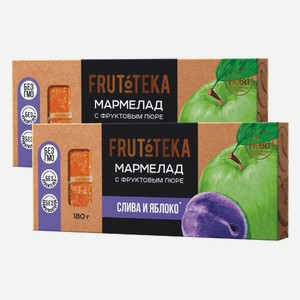 Мармелад желейный Frutoteka слива, яблоко 180 г