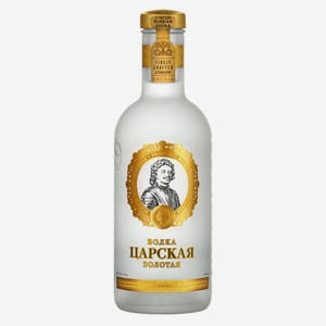 Водка Царская Золотая, 0.5л Россия