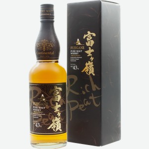 Виски Fujigane Pure Malt Rich Peat Single Malt Japanese Whisky 43% 0.7 л.